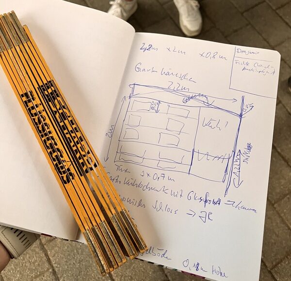 Entwurf zum neuen Fairteiler-Häuschen Freiberg