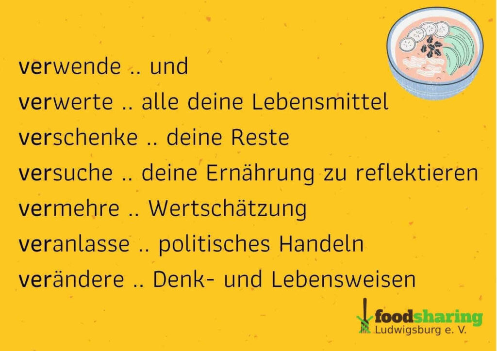 Kreativwettbewerb des Foodsharing Ludwigsburg e.V.
