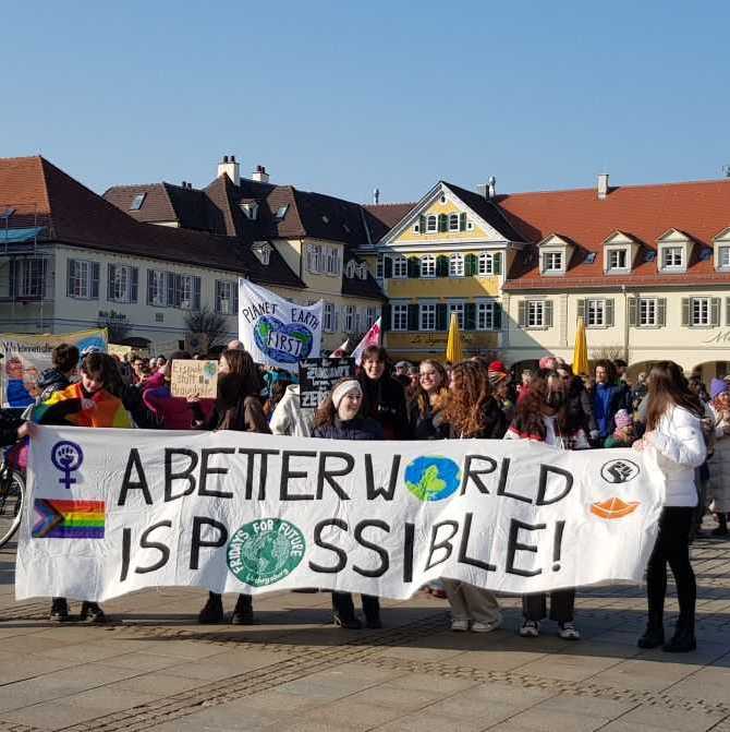 Klimastreik 2023 - wir waren mit einem foodsharing Stand dabei