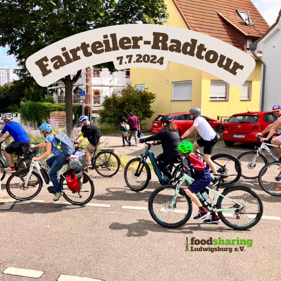 Fairteiler Radtour zu den foodsharing Fairteilern am 7.7.2024