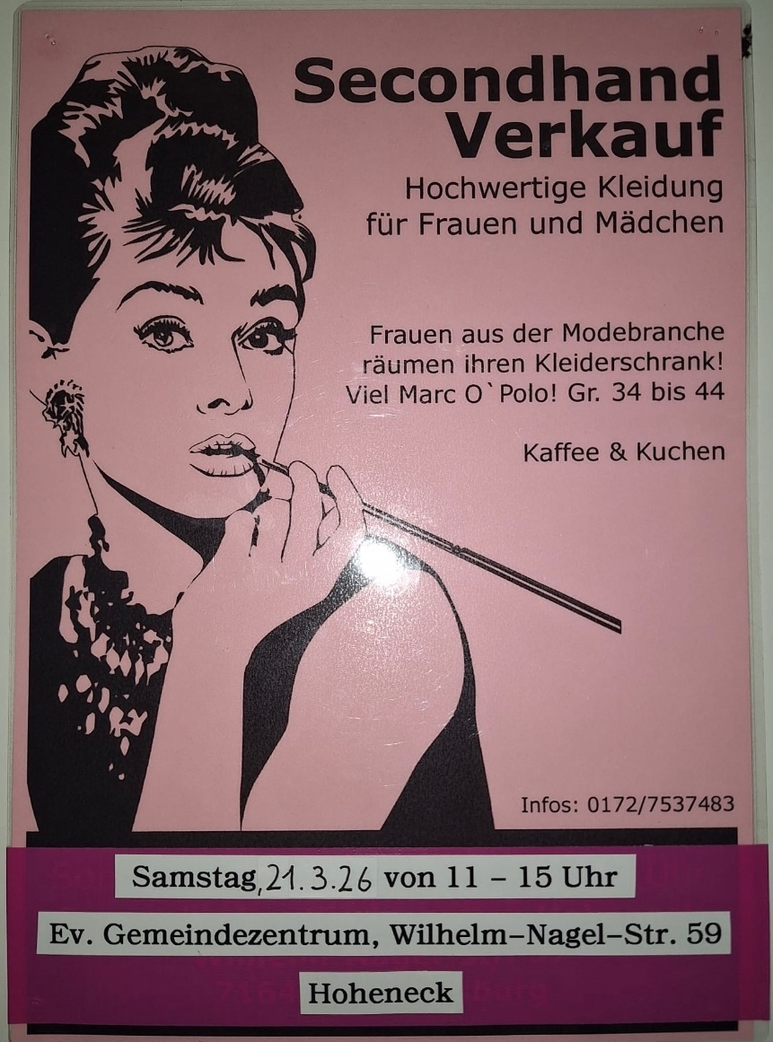 Frauenflohmarkt Hoheneck 20.03.2026