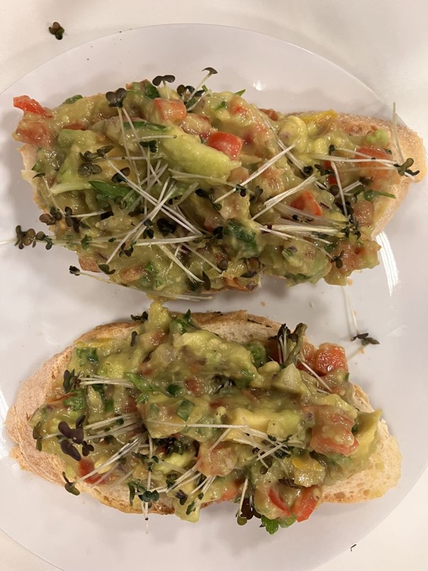 Eine frische Guacamole für eine sommerlichen Tag